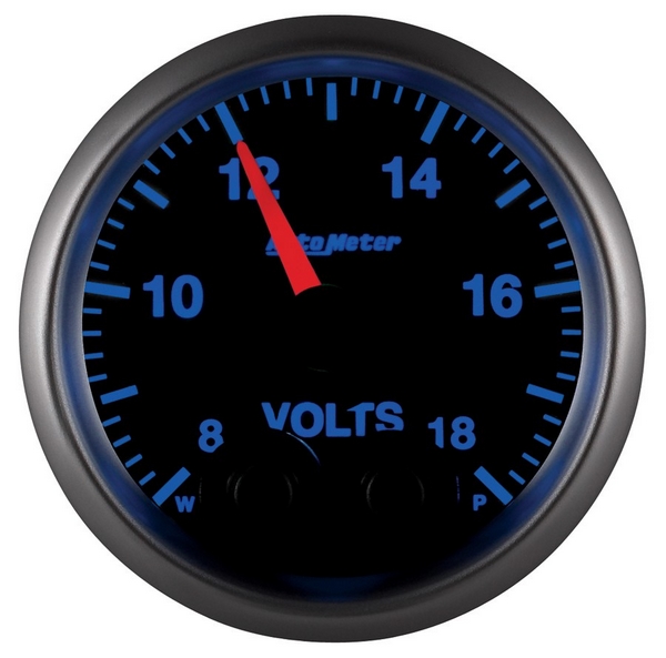 2-1/16" VOLTMETER, 8-18V, ELITE